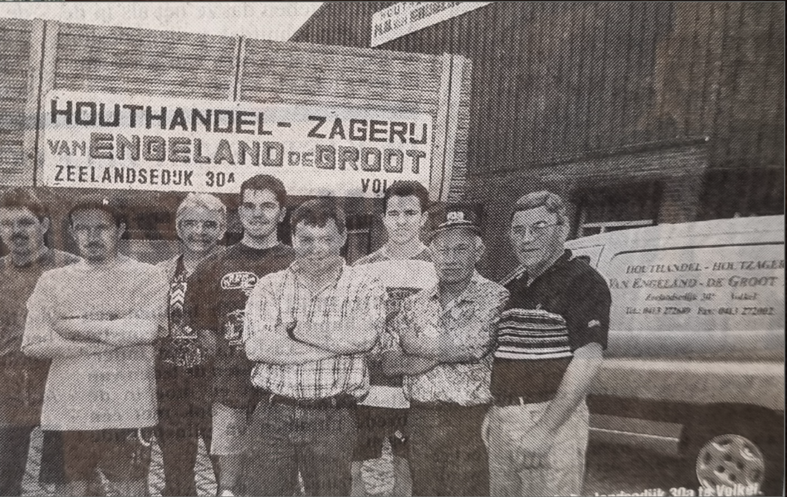 Team van Engeland de Groot in 1986