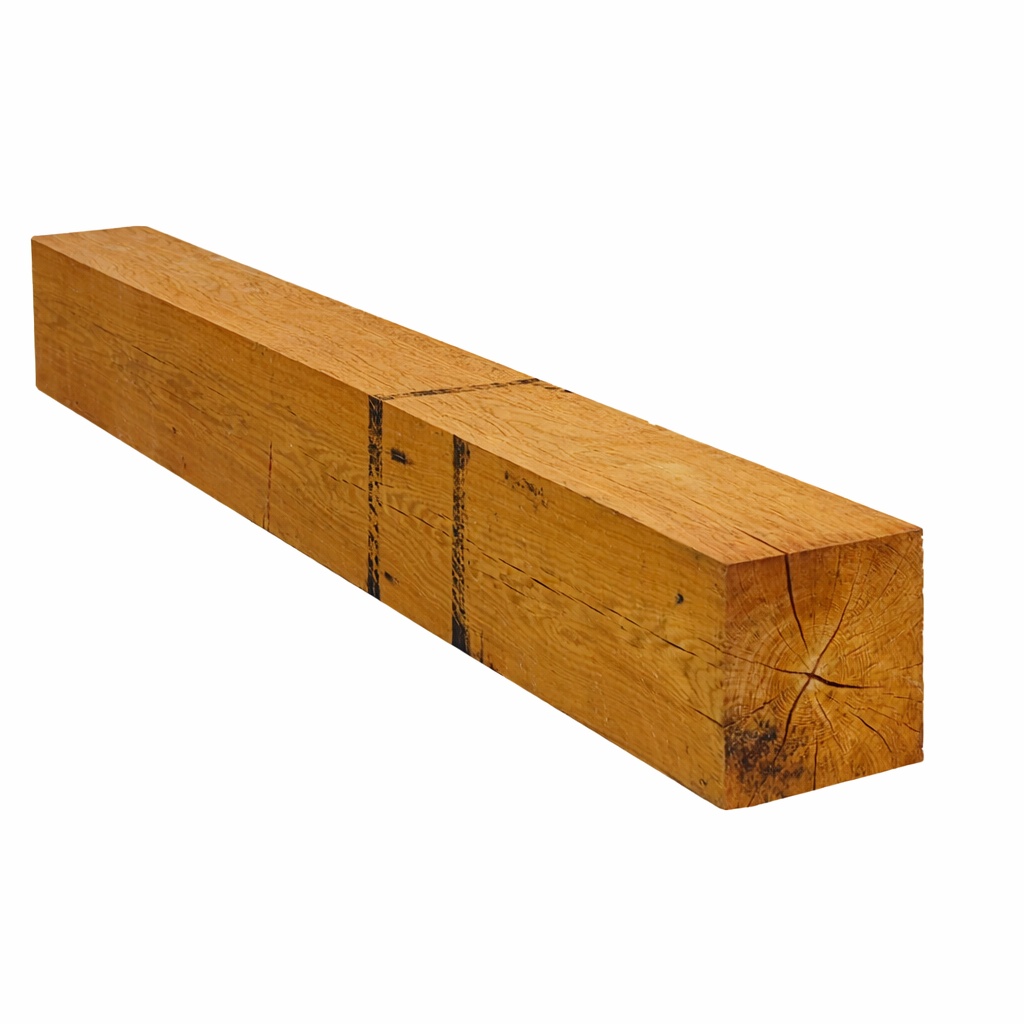 Eiken houten balk 250 x 250 mm