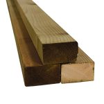 Geïmpregneerd Vuren houten balk 45 x 70 mm