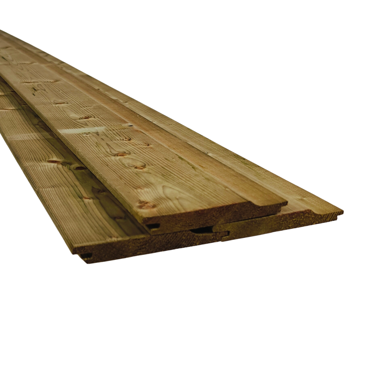 Geïmpregneerd Vuren houten rabat 18 x 130 mm