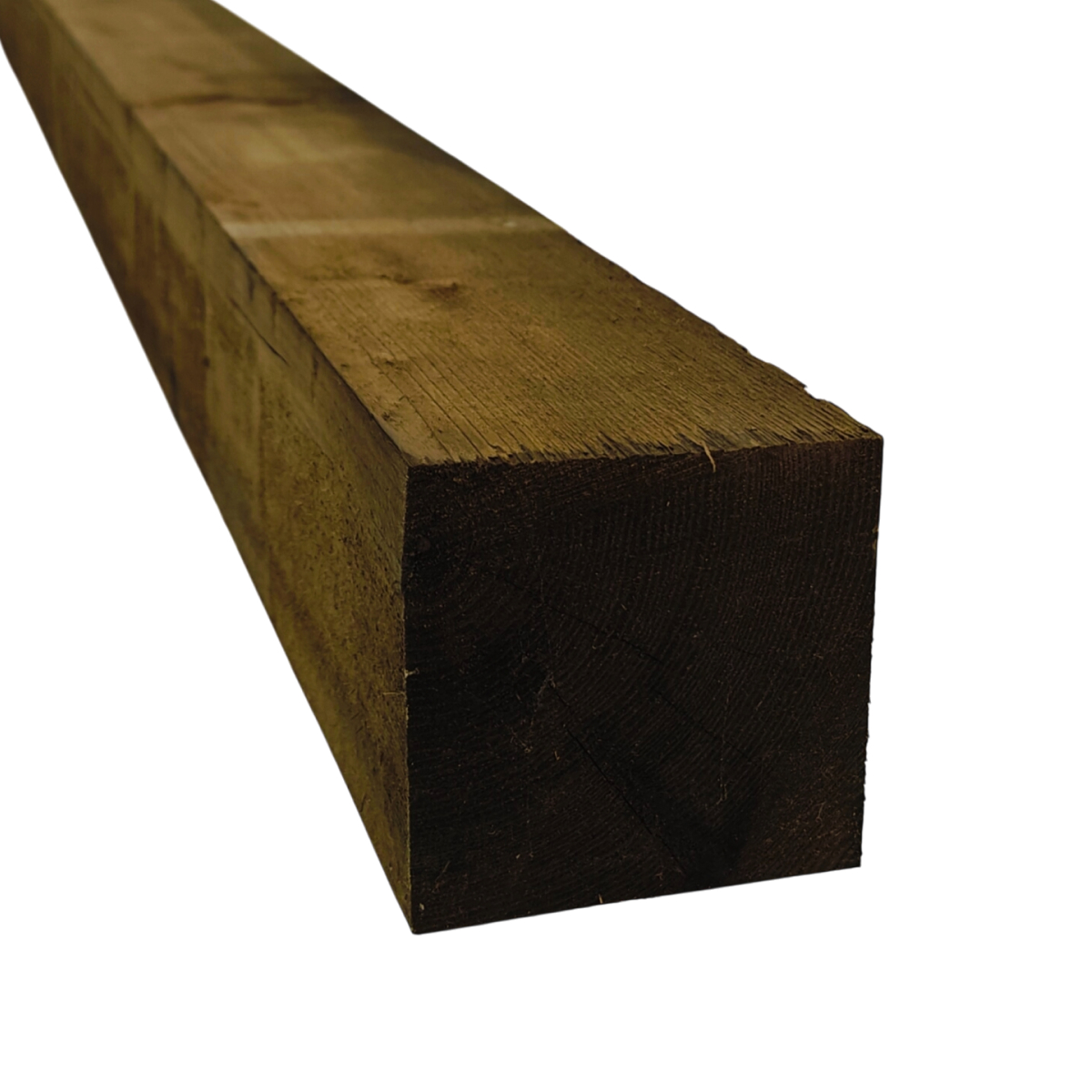 Vuren houten balk 110 x 110 mm geïmpregneerd