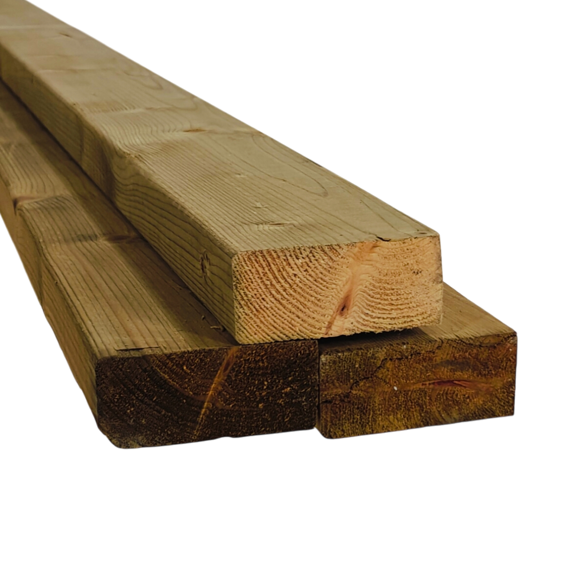 Vuren houten balk 45 x 95 mm geïmpregneerd