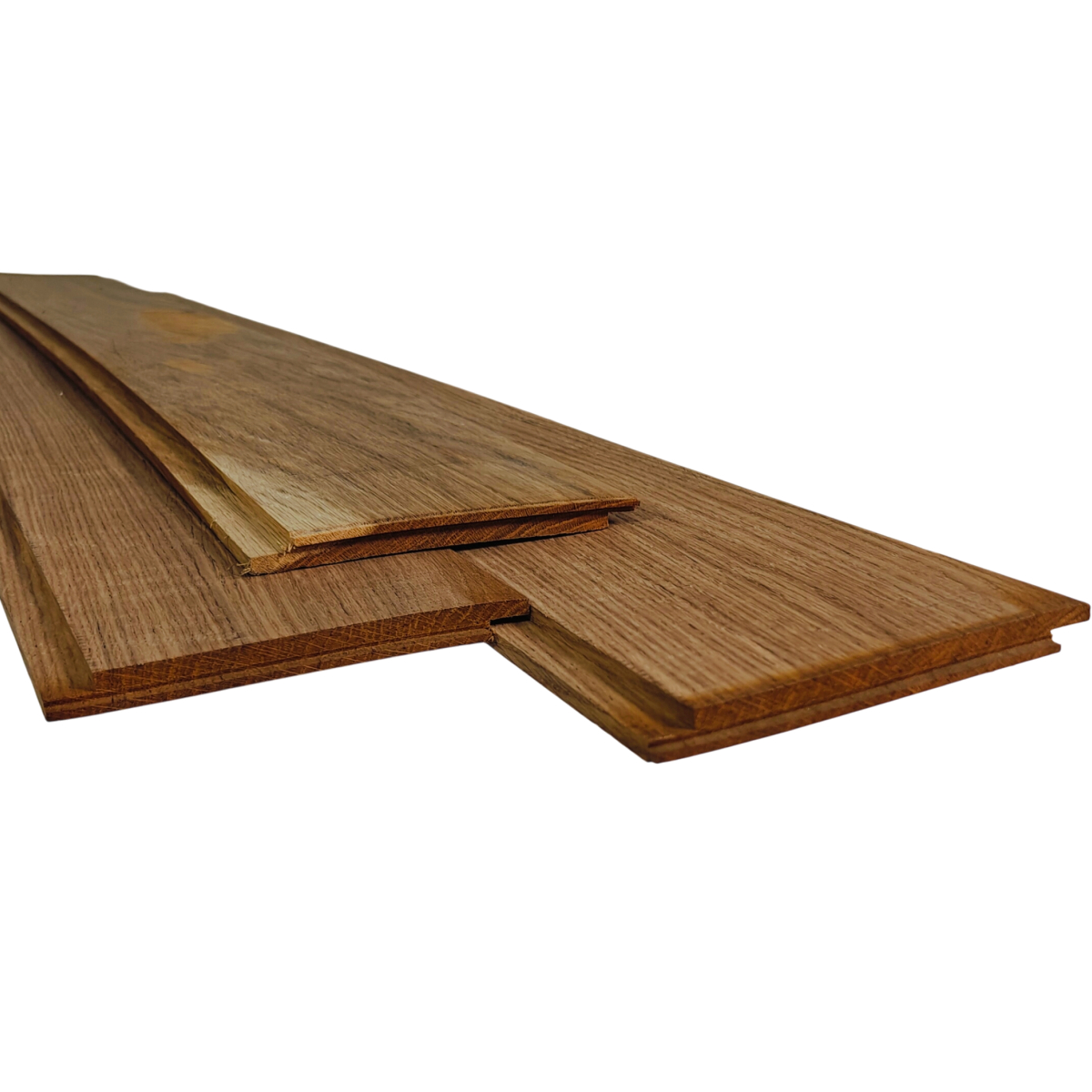 eiken dakbeschot 15 x 165 mm halfhouts verbinding